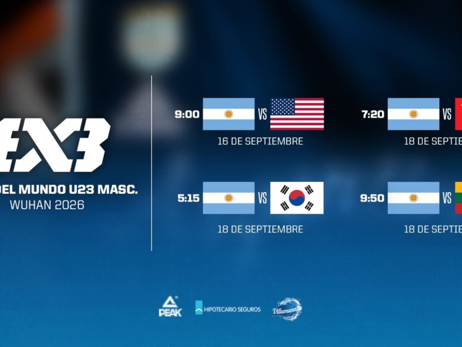 La Selección 3x3 arranca el sueño mundialista en Wuhan y el primer escollo se llama Estados Unidos