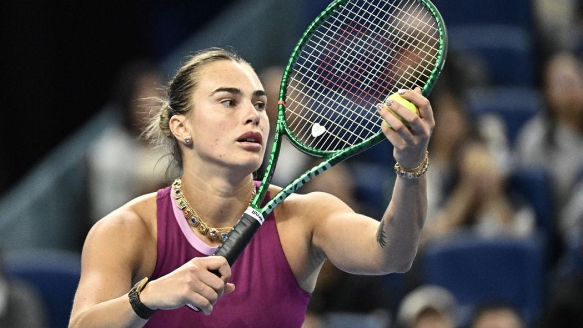 Sabalenka pasó el debut en China y ya tiene próxima estación: una checa con apellido de película