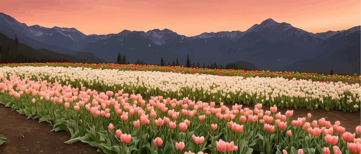 Trevelin se viste de tulipanes: la temporada que enamora en el sur chubutense