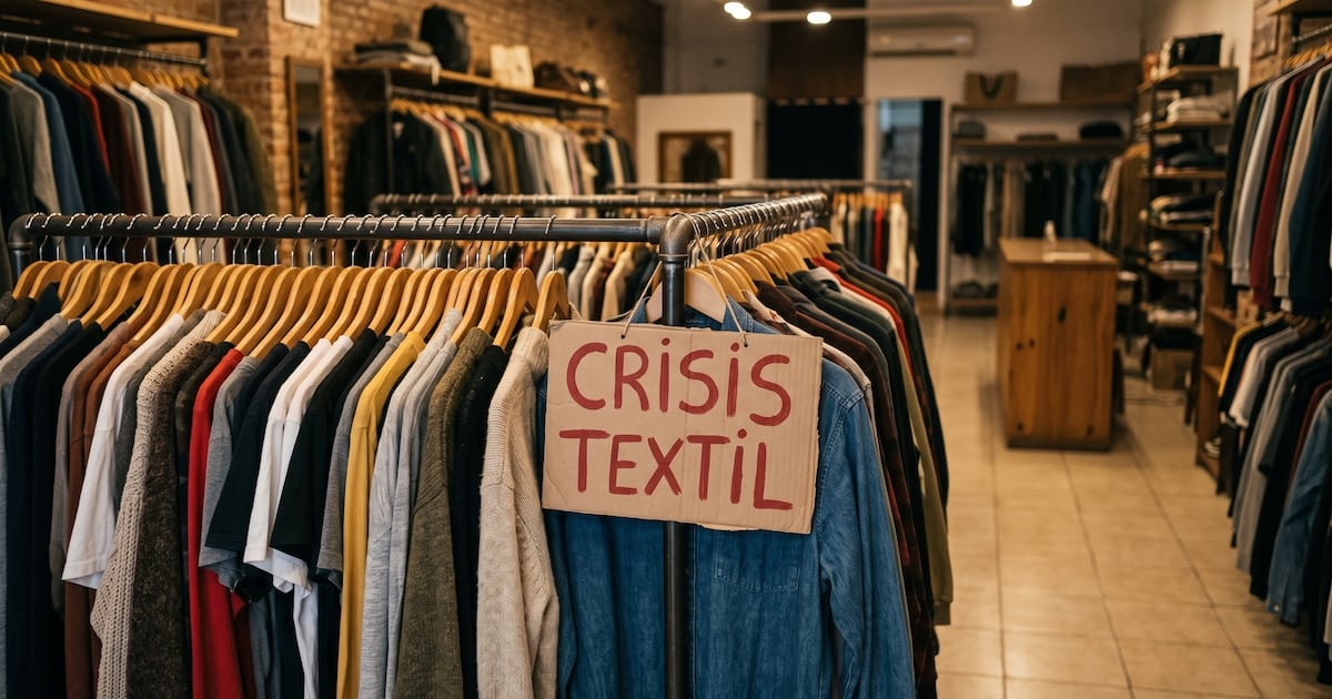 La industria textil atraviesa su peor momento en más de dos décadas y la cifra de fábricas y puestos formales se derrumba