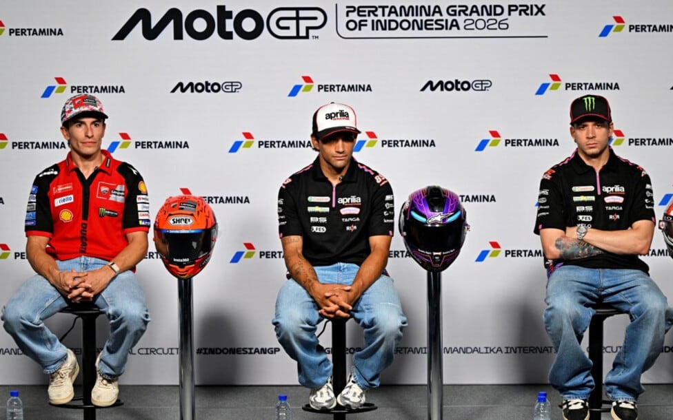 El dilema que se le plantó a Aprilia en Mandalika: cuatro en el podio y una pregunta imposible