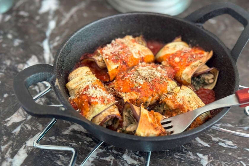 Berenjena que se enrolla y se gratina: una receta simple para cambiar la rutina en la cocina